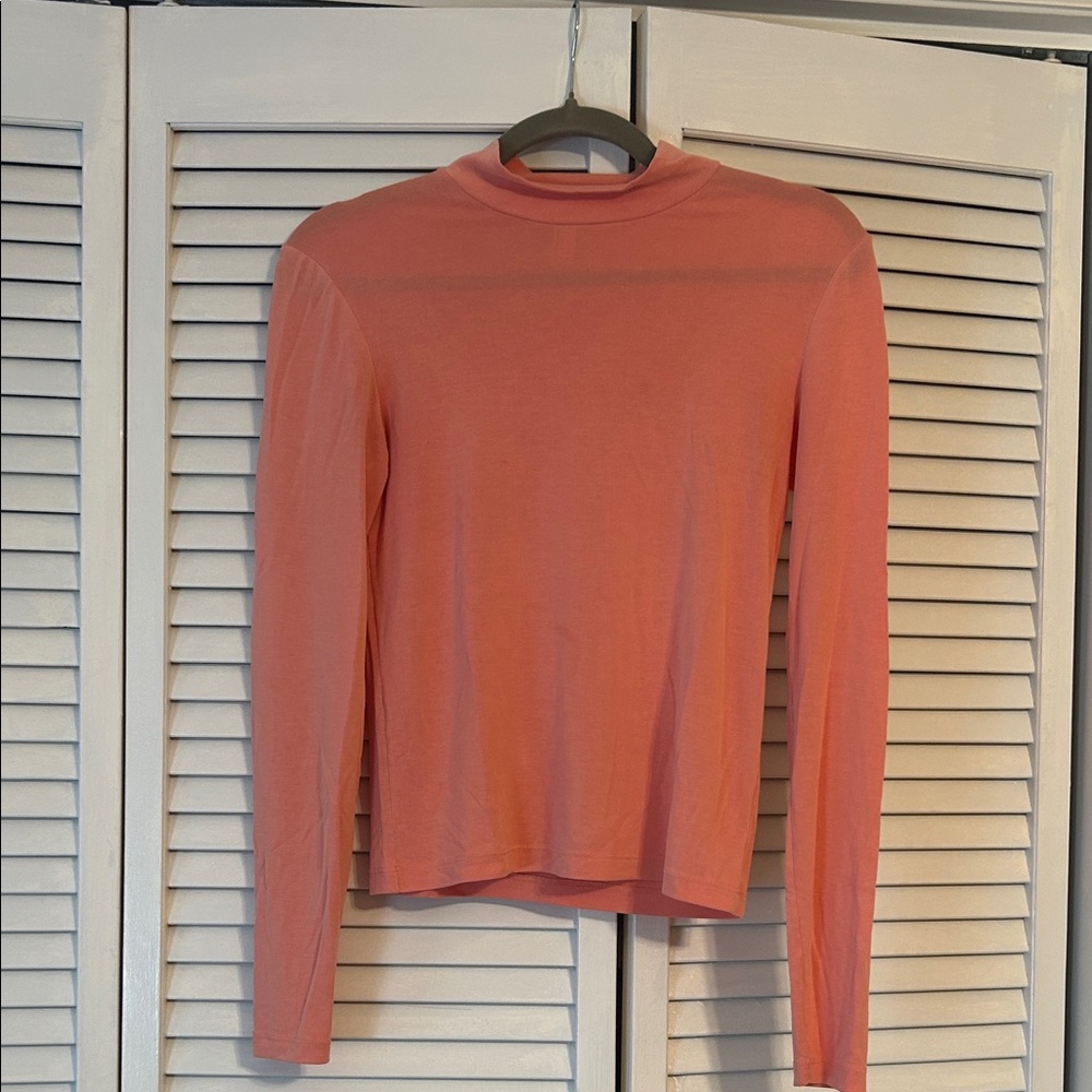 American Apparel Peach Long Sleeve Tee